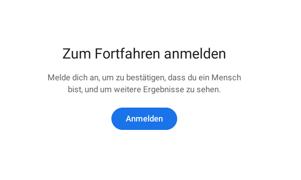 Zum Fortfahren anmelden

Melde dich an, um zu bestätigen, dass du ein Mensch bist, und um weitere Ergebnisse zu sehen.

Anmelden